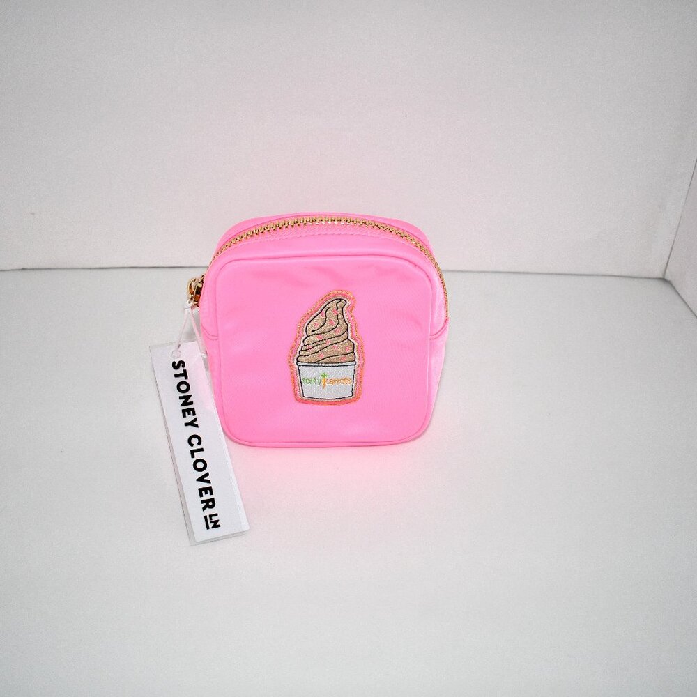 Stoney Clover Lane MINI Pouch with Forty Carrots Patch in Bubblegum #SCL-ENMP-01